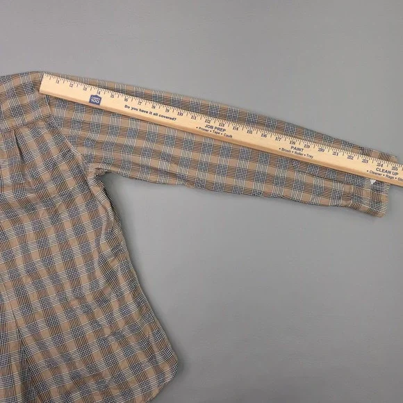 Frank & Eileen Shirt Womens Medium Brown Plaid Barry  display picture 2